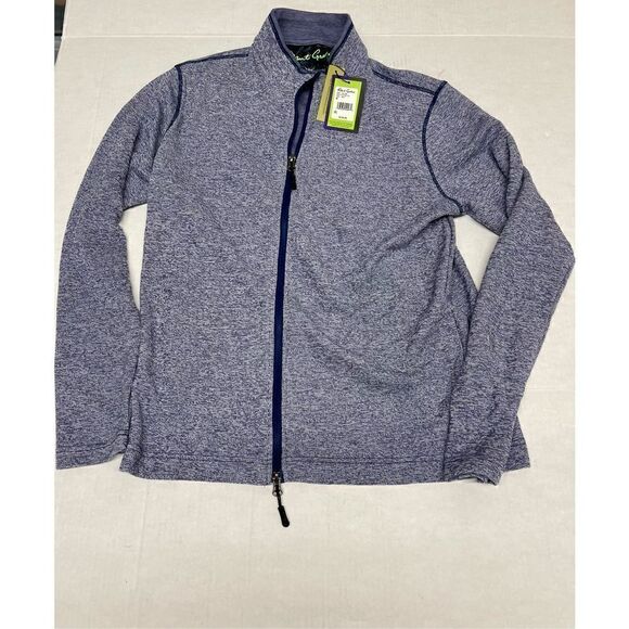 Robert Graham Men's‎ Baldini Full Zip Sweater Blue M - Picture 1 of 7